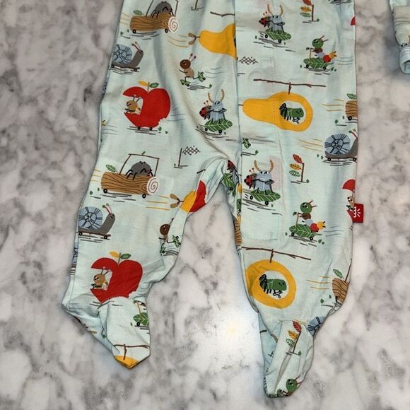 NWT MAGNETIC ME MODAL APPLE PEDDLERS FOOTIE - Picture 5 of 6
